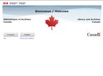 National library of Canada : welcome = Bibliothèque nationale du Canada : Bienvenue National library of Canada : welcome = Bibliothèque nationale du Canada : Bienvenue