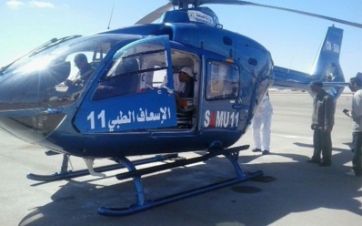 Azilal: évacuation par hélicoptère médicalisé vers le CHU de Marrakech d’un enfant dans un état de santé critique à partir d'une commune isolée par la neige Azilal: évacuation par hélicoptère médicalisé vers le CHU de Marrakech d’un enfant dans un état de santé critique à partir d'une commune isolée par la neige