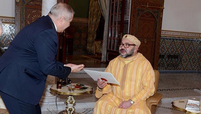 SM le Roi reçoit à Marrakech un émissaire de SM le Roi Abdallah II de Jordanie, porteur d'un message d'invitation au Souverain SM le Roi reçoit à Marrakech un émissaire de SM le Roi Abdallah II de Jordanie, porteur d'un message d'invitation au Souverain