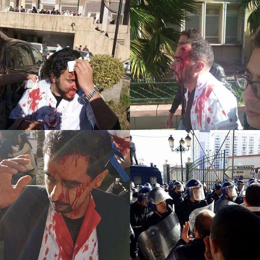 Plusieurs milliers de médecins "résidents" manifestent en Algérie Plusieurs milliers de médecins "résidents" manifestent en Algérie