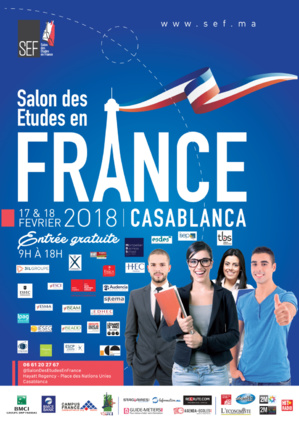 Le Salon des études en France 17&18 février à Casablanca Le Salon des études en France 17&18 février à Casablanca