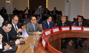 Les provocations des ennemis de l'intégrité territoriale démontrent qu’ils sont contrariés par les succès diplomatiques et économiques du Maroc (MM. El Malki et Benchamach) Les provocations des ennemis de l'intégrité territoriale démontrent qu’ils sont contrariés par les succès diplomatiques et économiques du Maroc (MM. El Malki et Benchamach)