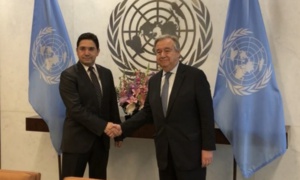 Question du Sahara : Bourita remet au Secrétaire Général de l'ONU un message écrit de Sa Majesté le Roi Question du Sahara : Bourita remet au Secrétaire Général de l'ONU un message écrit de Sa Majesté le Roi