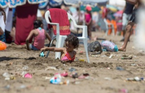 Les Oudayas, des plages salies par les ordures