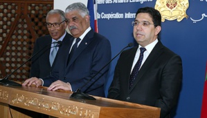 Texte intégral de la déclaration conjointe publiée au terme de la rencontre entre M. Bourita et son homologue de la République dominicaine Texte intégral de la déclaration conjointe publiée au terme de la rencontre entre M. Bourita et son homologue de la République dominicaine