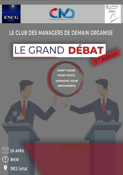 Le Grand Débat souffle sa 7ème bougie - CP Le Grand Débat souffle sa 7ème bougie - CP