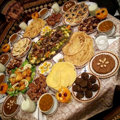 Ramadan. Les ventres pleins.. Les poubelles encore plus