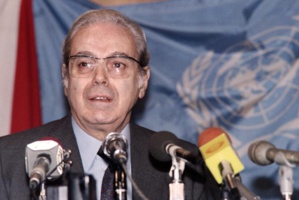 Mort de l’ex-secrétaire général de l’ONU Javier Pérez de Cuéllar Mort de l’ex-secrétaire général de l’ONU Javier Pérez de Cuéllar
