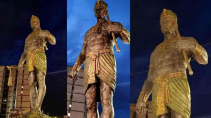 Algérie: une statue de pharaon soulève les passions pour le Nouvel an berbère Algérie: une statue de pharaon soulève les passions pour le Nouvel an berbère