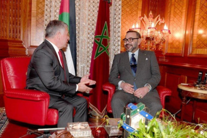 Totale Solidarité du Roi Mohammed VI du Maroc avec le Souverain jordanien après la tentative de déstabilisation du Royaume Hachémite Totale Solidarité du Roi Mohammed VI du Maroc avec le Souverain jordanien après la tentative de déstabilisation du Royaume Hachémite