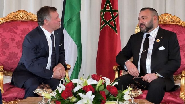 Totale Solidarité du Roi Mohammed VI du Maroc avec le Souverain jordanien après la tentative de déstabilisation du Royaume Hachémite Totale Solidarité du Roi Mohammed VI du Maroc avec le Souverain jordanien après la tentative de déstabilisation du Royaume Hachémite