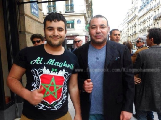 Photo : Incongito le Roi Mohammed VI à Paris