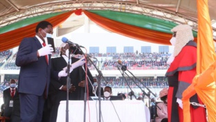 New Zambian President Sworn In New Zambian President Sworn In