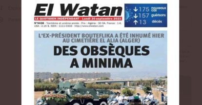 Algérie: un journal sous le feu des critiques pour une photo occultant un minaret Algérie: un journal sous le feu des critiques pour une photo occultant un minaret