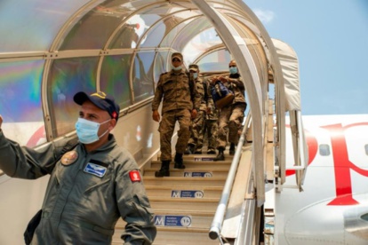 Des Casques bleus tunisiens pour la première fois en Centrafrique Des Casques bleus tunisiens pour la première fois en Centrafrique