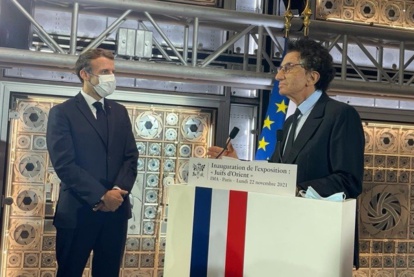 ​Jack Lang appelle devant le Président Macron à reconnaître feu SM Mohammed V "Juste parmi les Nations"