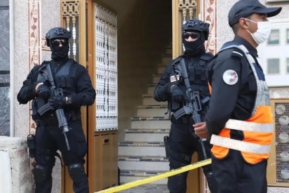 Interpellation d'un extrémiste partisan de l’organisation dite "Etat islamique" s’activant dans la région de Sala Al Jadida (BCIJ) Interpellation d'un extrémiste partisan de l’organisation dite "Etat islamique" s’activant dans la région de Sala Al Jadida (BCIJ)