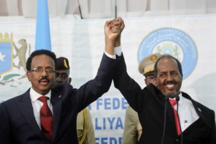 Hassan Sheikh Mohamoud reprend le commandement de la Somalie  Hassan Sheikh Mohamoud reprend le commandement de la Somalie