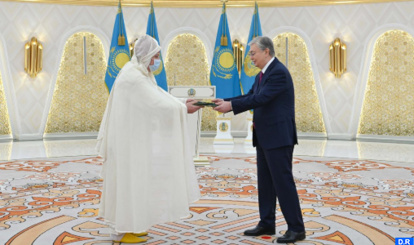 L’ambassadeur du Maroc à Nur-Sultan présente ses lettres de créance au Président du Kazakhstan L’ambassadeur du Maroc à Nur-Sultan présente ses lettres de créance au Président du Kazakhstan