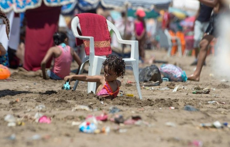 Les Oudayas, des plages salies par les ordures