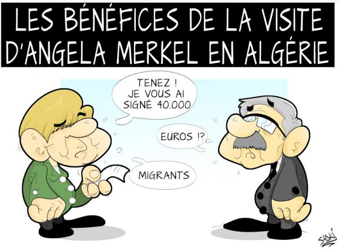 Angela Merkel en Algérie : un petit tour et puis s'en va ! Un point c'est tout !