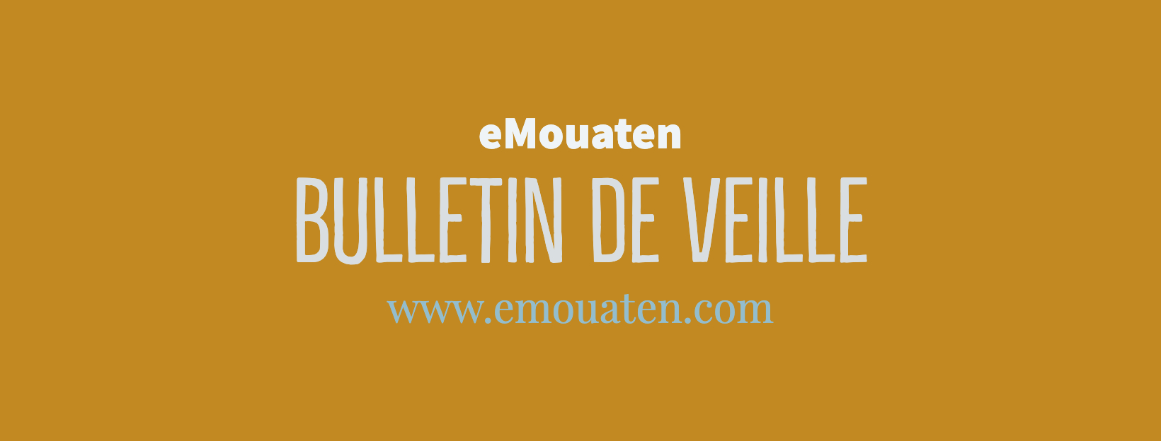 Bulletin écologique du Maghreb du 23/05/2019