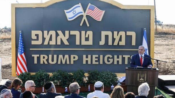 Nétanyahou inaugure une colonie Trump sur le plateau du Golan Nétanyahou inaugure une colonie Trump sur le plateau du Golan