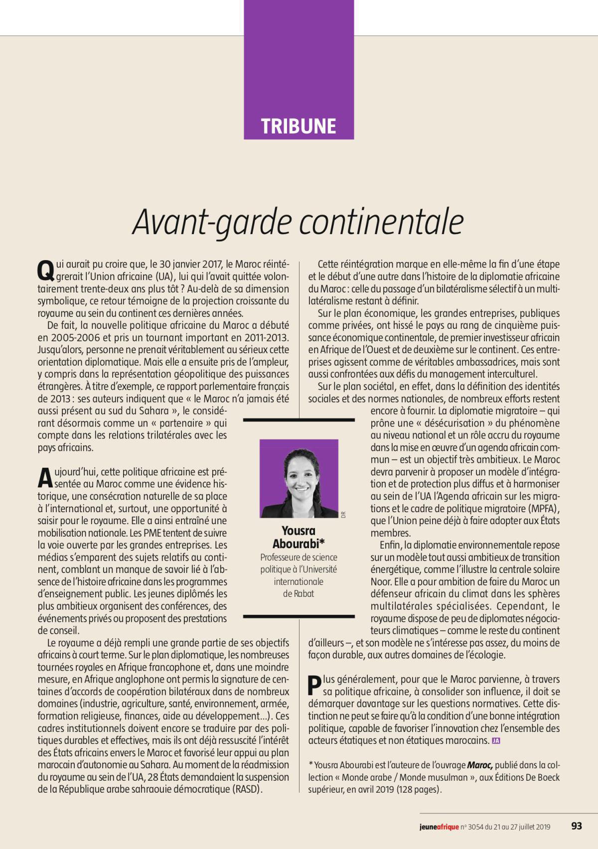 Revue de presse  du 22/07/2019