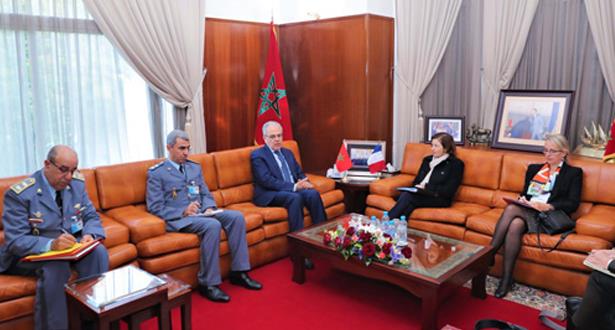 Le Général de Corps d'Armée, Inspecteur Général des FAR reçoit la ministre des Armées de la République Française Le Général de Corps d'Armée, Inspecteur Général des FAR reçoit la ministre des Armées de la République Française
