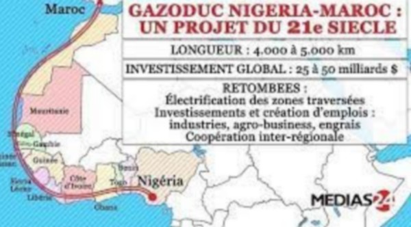 Le gazoduc Nigeria-Maroc sera une réalité Le gazoduc Nigeria-Maroc sera une réalité