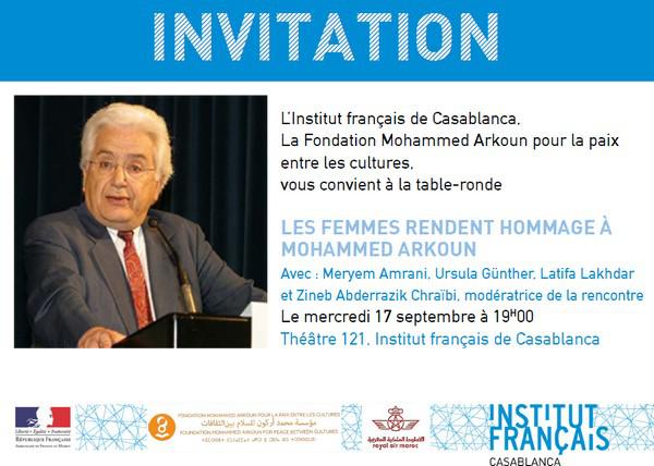 Les femmes rendent hommage à Mohammed Arkoun Les femmes rendent hommage à Mohammed Arkoun