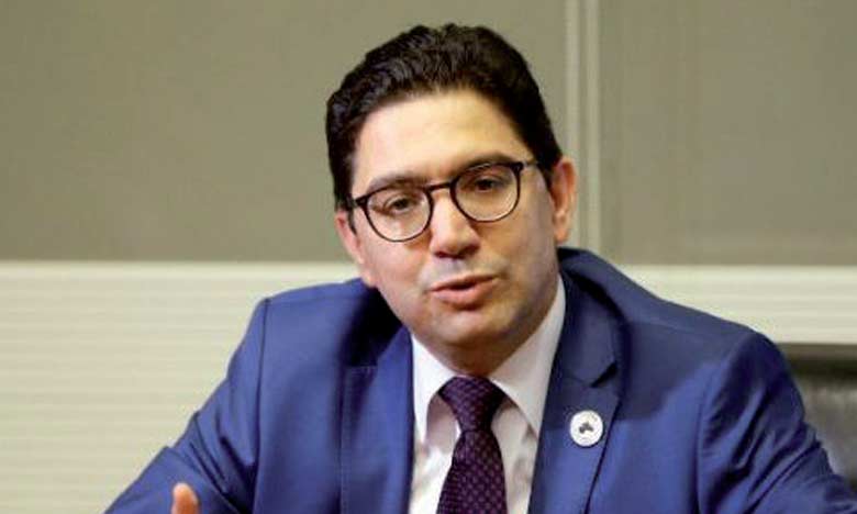 Le Maroc, insiste sur la nécessité de s'abstenir de tout ce qui pourrait aggraver la situation dans les territoires palestiniens (Nasser Bourita) Le Maroc, insiste sur la nécessité de s'abstenir de tout ce qui pourrait aggraver la situation dans les territoires palestiniens (Nasser Bourita)