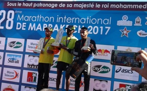 Les Ethiopiens Adhiana Gebretsadik et Ashu Kasim Rabo remportent le Marathon international de Marrakech