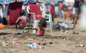 Les Oudayas, des plages salies par les ordures