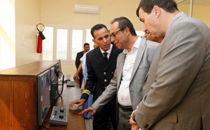 Province de Boujdour: Amara visite le chantier de réalisation d'un tronçon de la route Laâyoune-Dakhla