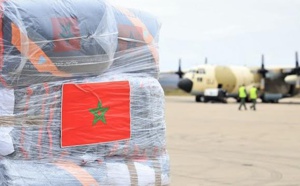 Envoi d'une importante aide alimentaire au peuple libanais sur Instructions du Roi du Maroc