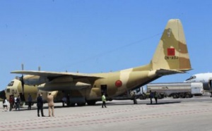 Four Aircraft Carrying Emergency Medical Aid ordered by HM the King Arrive in Tunis
