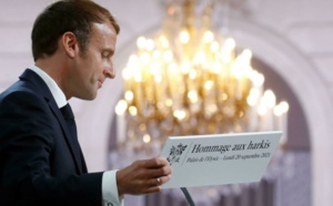 Macron "demande pardon" aux harkis et annonce une loi de réparation
