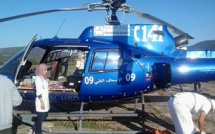 Province de Ouarzazate: Evacuation héliportée d'un accidenté de la route vers le CHU de Marrakech