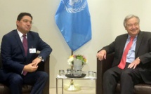 Bourita s'entretient à New York avec le Secrétaire Général des Nations-Unies