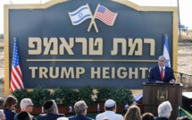 Nétanyahou inaugure une colonie Trump sur le plateau du Golan Nétanyahou inaugure une colonie Trump sur le plateau du Golan