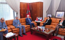 Le Général de Corps d'Armée, Inspecteur Général des FAR reçoit la ministre des Armées de la République Française Le Général de Corps d'Armée, Inspecteur Général des FAR reçoit la ministre des Armées de la République Française