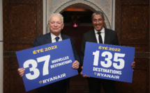 L’ONMT décroche un partenariat record avec Ryanair pour la saison Été 2022 L’ONMT décroche un partenariat record avec Ryanair pour la saison Été 2022