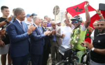 Marrakech : A bord de son vélo, l’athlète Karim Mosta poursuit son périple à destination de Dakar Marrakech : A bord de son vélo, l’athlète Karim Mosta poursuit son périple à destination de Dakar